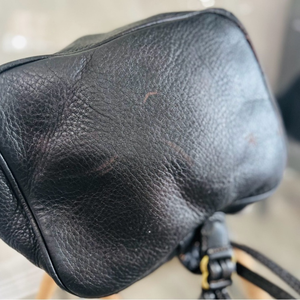 Coach vintage Sonoma black leather backpack bucket - Picture 8 of 11